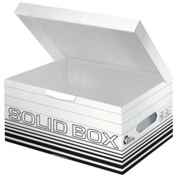 LEITZ Archiválódoboz, S méret, LEITZ "Solid", fehér