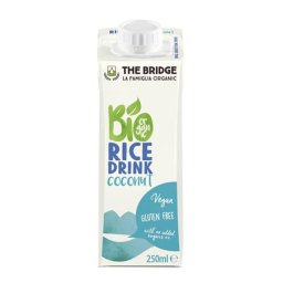 THE BRIDGE Növényi ital, bio, dobozos, 0,25 l, THE BRIDGE, rizs, kókuszos