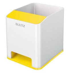 LEITZ Írószertartó, kettős színhatású, LEITZ "Wow", sárga