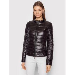 Patrizia Pepe Átmeneti kabát CO0178/A503-K103 Fekete Regular Fit