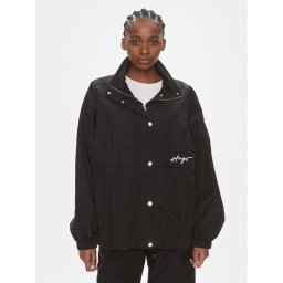 Hugo Átmeneti kabát Filia-1 50504362 Fekete Relaxed Fit