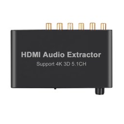 Hdmi extractor 5.1 csatornás rca hangleválasztó