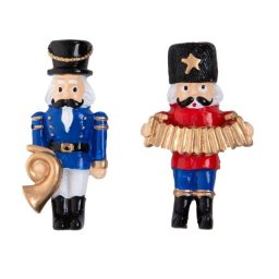 2 db Karácsonyi hagyományos diótörő figura 5 cm
