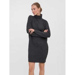 Vero Moda Kötött ruha 10199744 Fekete Regular Fit
