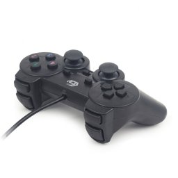 Gembird (JPD-UDV-01) USB fekete dual vibrációs gamepad