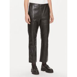 DAY BIRGER ÉT MIKKELSEN Bőrnadrág Shiv 100418 Fekete Regular Fit