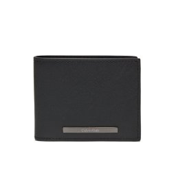 Calvin Klein Nagyméretű férfi pénztárca Modern Bar Bifold 6Cc W/Bill K50K511672 Fekete