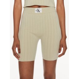 Calvin Klein Jeans Kerékpáros nadrág Label J20J223138 Zöld Slim Fit