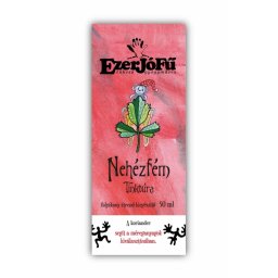 Ezerjófű Nehézfém Tinktúra alk. 50 ml