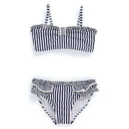 next bikini fodros csíkos