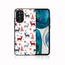 PROTEMIO MY ART borító karácsonyi dizájnnal Motorola Moto G52 DEER (068)