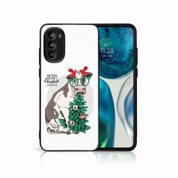 PROTEMIO MY ART borító karácsonyi dizájnnal Motorola Moto G52 BOLDOG CHRISTMAS (074)