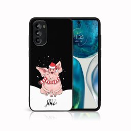 PROTEMIO MY ART borító karácsonyi dizájnnal Motorola Moto G52 LET IT SNOW (075)
