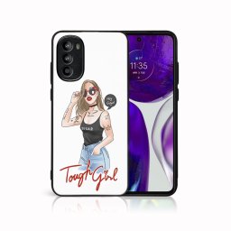 PROTEMIO MY ART Védőtok Motorola Moto G62 5G TOUGH GIRL (131) készülékhez