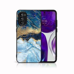 PROTEMIO MY ART Védőtok Motorola Moto G62 5G BLUE MARBLE (141) készülékhez
