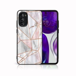 PROTEMIO MY ART Védőburkolat Motorola Moto G62 5G PINK MARBLE (143) készülékhez