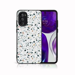 PROTEMIO MY ART Védőburkolat Motorola Moto G62 5G GREY TERRAZZO (163) készülékhez