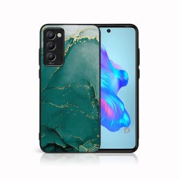 PROTEMIO MY ART Védőhuzat Tecno Camon 18 GREEN MARBLE (145) készülékhez