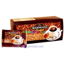 Gano Cafe Classic Ganoderma tartalmú instant kávé - 30 tasak x 3 g/doboz - GanoExcel