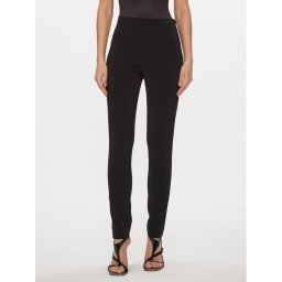 Patrizia Pepe Szövet nadrág 8P0599/A6F5-K103 Fekete Regular Fit