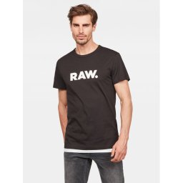 G-Star Raw Póló Holorn D08512-8415 Fekete Regular Fit