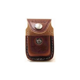 LPLB Zippo öngyújtó tartó, barna bőr