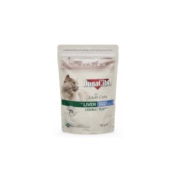 BONACIBO POUCH - WET ADULT CAT FOOD - LIVER 85g