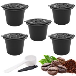 5 db újra felhasználható Nespresso kávékapszula (24093)