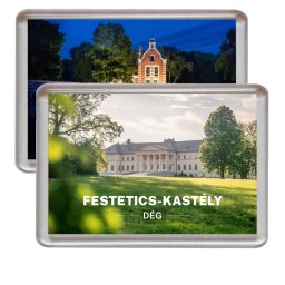 Dég, Festetics Kastély hűtőmágnes (Lakossági ár 1 darabtól)
