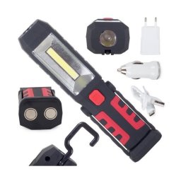 Többfunkciós LED lámpa, 1W COB és 1W LED