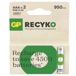 GP ReCyko NiMH Akkumulátor HR03 (AAA) 950mAh 2db