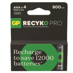 GP ReCyko Pro NiMH Akkumulátor HR03 (AAA) 4db