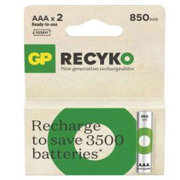 GP ReCyko NiMH Akkumulátor HR03 (AAA) 850mAh 2db