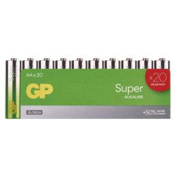 GP SUPER ALKÁLI ELEM LR6 (AA) 20DB/FÓLIA
