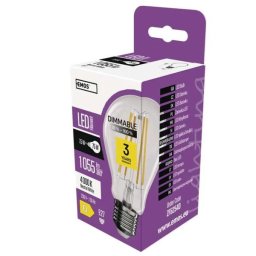 LED izzó Filament A60 / E27 / 7,5 W (75 W) / 1 055 lm / természetes fehér / dimmelhető