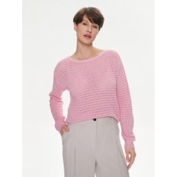 Vila Sweater Bellisina 14089578 Rózsaszín Regular Fit