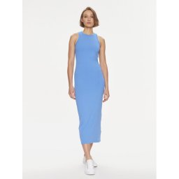 Tommy Hilfiger Nyári ruha WW0WW38838 Kék Slim Fit