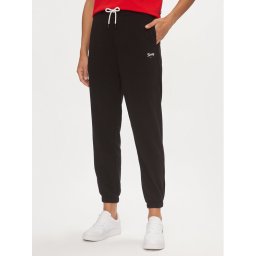Tommy Jeans Melegítő alsó Script DW0DW17771 Fekete Relaxed Fit