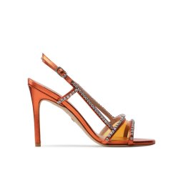 Stuart Weitzman Szandál Mondrian Glam 100 Sa SC242 Narancssárga