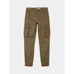 NAME IT Szövet nadrág Ryan 13151735 Barna Regular Fit