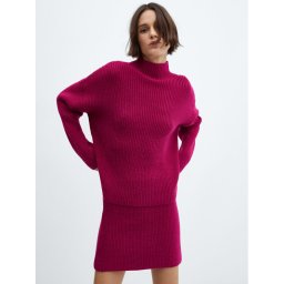 Mango Sweater Joan 67013267 Rózsaszín Oversize