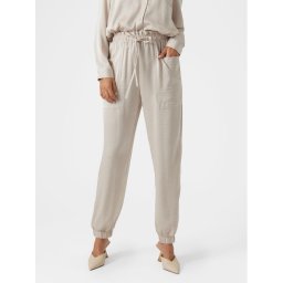Vero Moda Szövet nadrág Marys 10300405 Ekru Loose Fit
