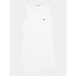 Calvin Klein Jeans Hétköznapi ruha Badge IG0IG02498 Fehér Regular Fit