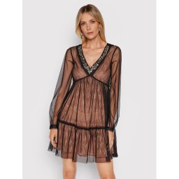 Blugirl Blumarine Koktélruha RH1115-J6282 Fekete Regular Fit