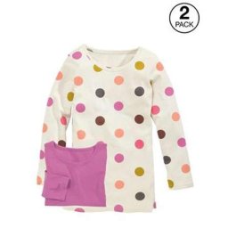 póló szett/2db pöttyös lila