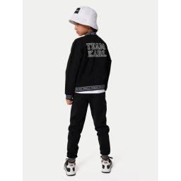 Karl Lagerfeld Kids Pulóver Z30048 D Fekete Regular Fit
