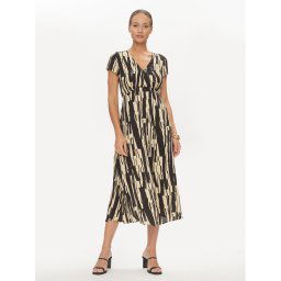 DKNY Nyári ruha D2A4B384 Fekete Regular Fit