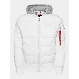 Alpha Industries Pehelykabát Ma-1 ZH Back Print 118107 Fehér Regular Fit