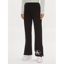 Calvin Klein Jeans Melegítő alsó Diffused Monologo J20J223422 Fekete Regular Fit
