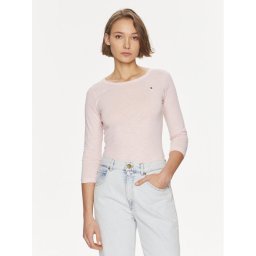 Tommy Hilfiger Blúz WW0WW37861 Rózsaszín Slim Fit